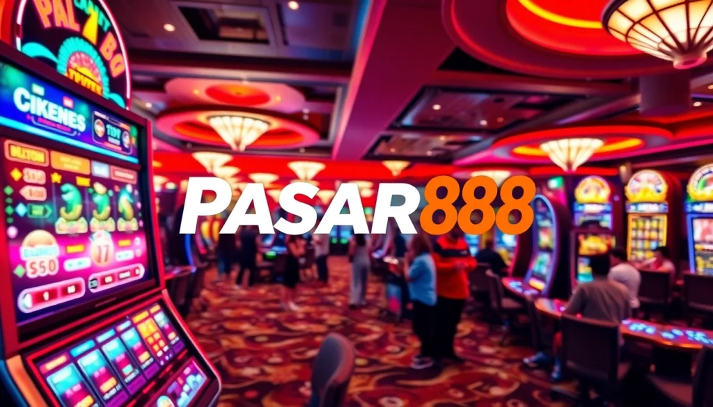Menampilkan pengalaman bermain yang menarik pada mesin PASAR88 SLOT di kasino
