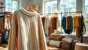 Shop unique, handcrafted fashion at https://www.ound-ound.com showcasing luxurious knitwear and earthy tones.