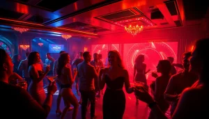 Experience the nightlife at Club sxm, featuring captivating performances and luxurious cocktails.