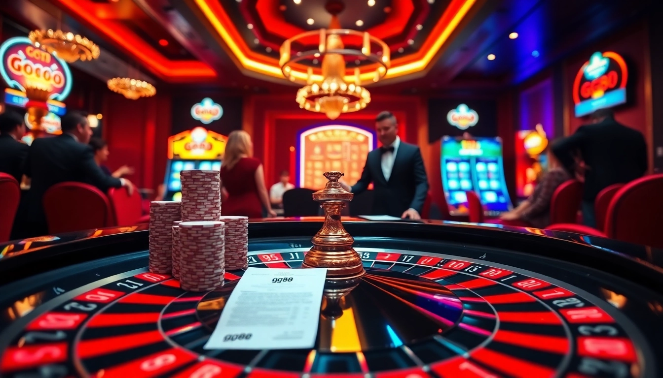 Experience the thrill of gg88 as players engage with vibrant casino games and live action.