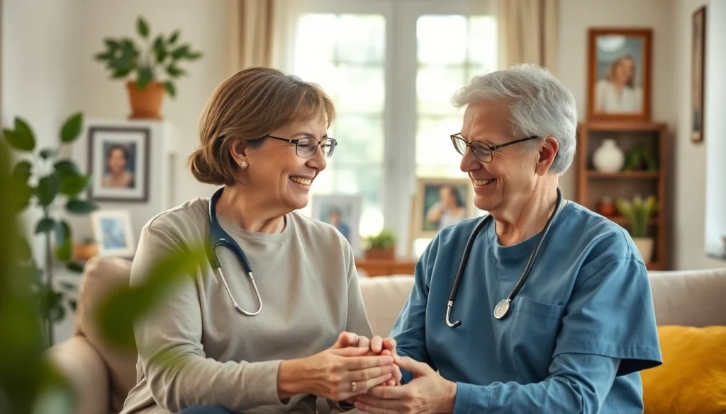 Providing senior care austin tx with compassion in a warm living room setting.