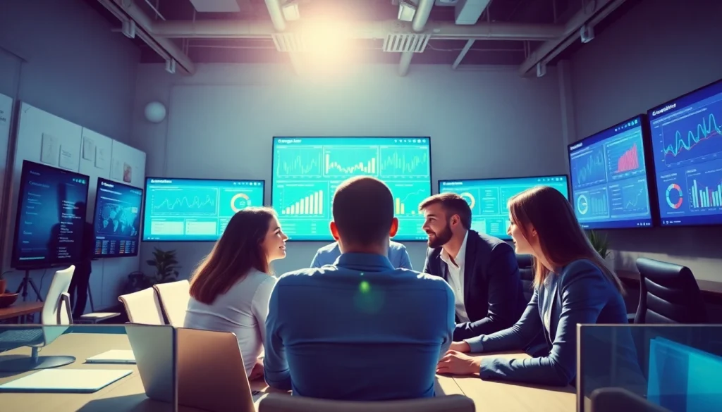 Boost your business with effective google ads edmonton strategies in a collaborative office.