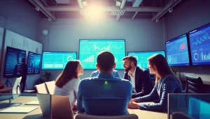 Boost your business with effective google ads edmonton strategies in a collaborative office.