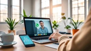 在现代工作区使用 WhatsApp Web 进行视频通话的活跃用户。