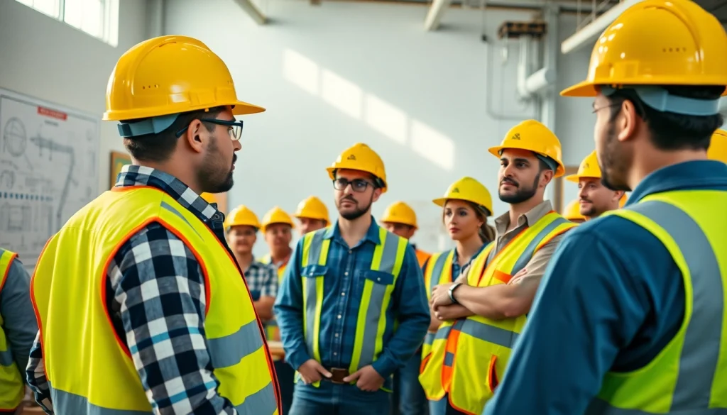 Engaged participants in construction safety training Colorado learning crucial safety protocols.