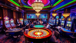 Experience the thrill of victory at Haywin's vibrant casino gaming tables.