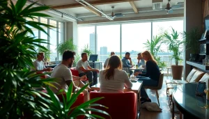 Cannabis Clubs Lloret De Mar members enjoying relaxing activities in a vibrant atmosphere.