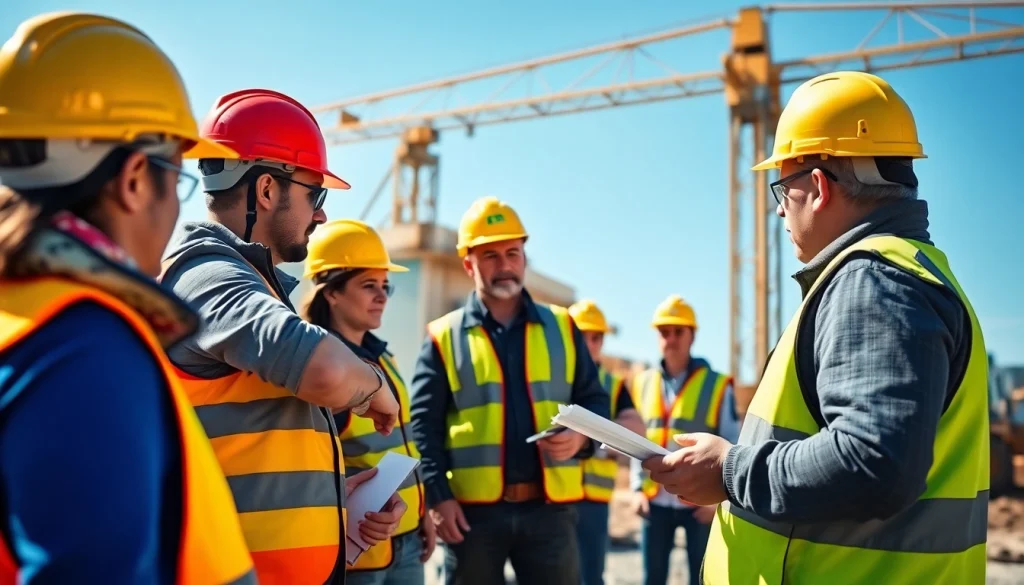 Engaged participants in construction safety training Colorado, demonstrating best practices in a hands-on workshop.