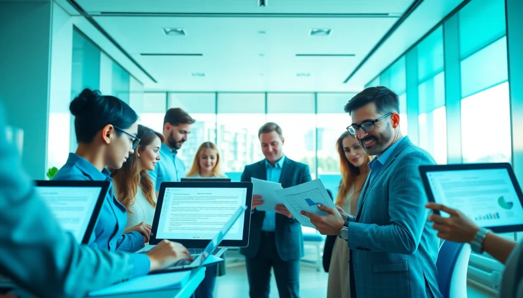 在协作的现代办公环境中下载 WPS Office 软件。