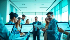 在协作的现代办公环境中下载 WPS Office 软件。