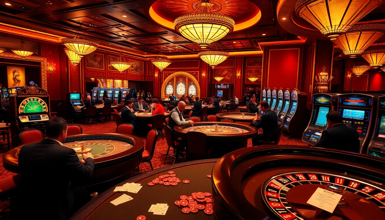 Experience thrilling moments at the hidden wiki 2026-themed casino with vibrant tables and eager players.