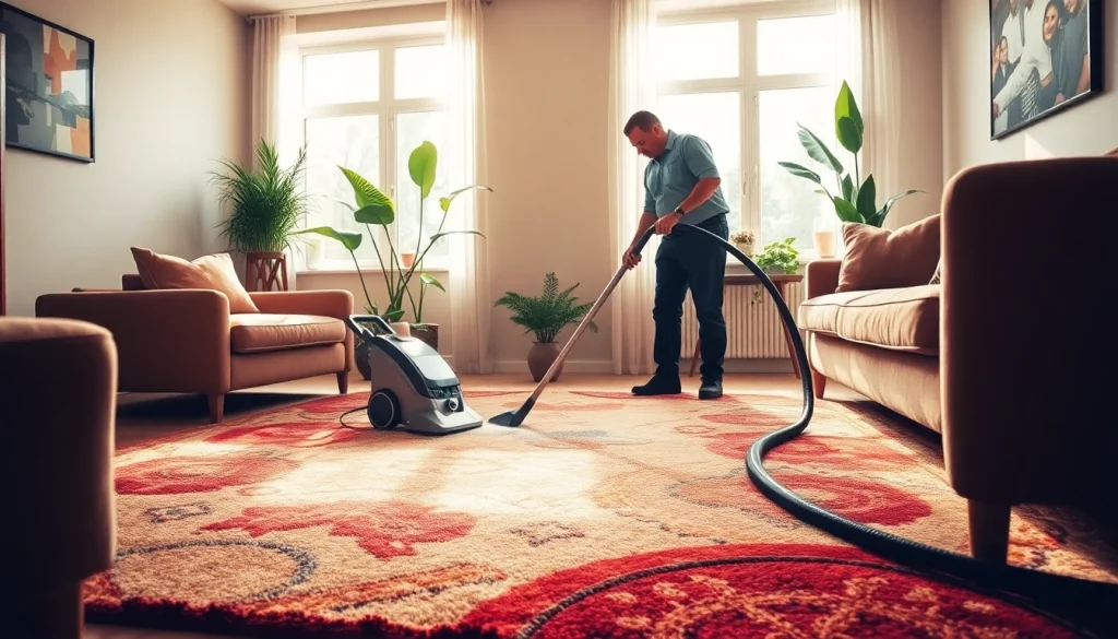 Hire expert carpet cleaners roseville ca ensuring a spotless living space with advanced equipment.