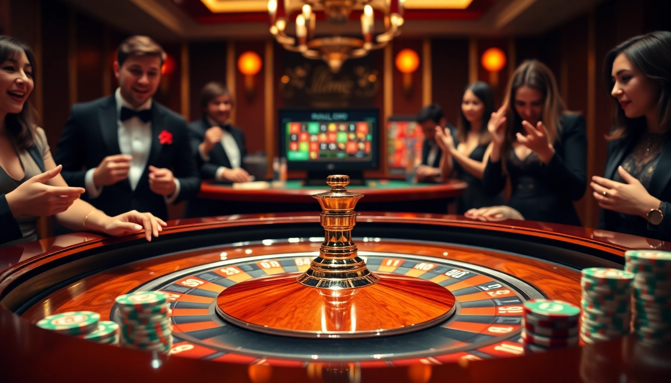 Engage with the excitement of roulette at a casino featuring https://lc88.markerting with vibrant colors and thrilling atmosphere.