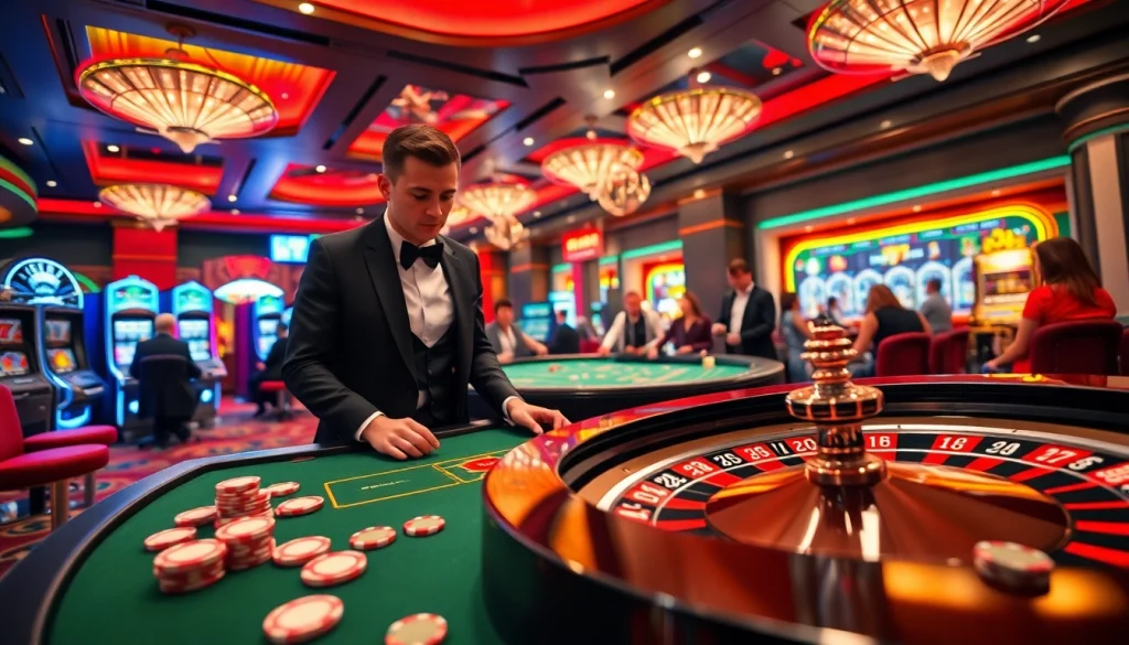 Experience the thrill of rebahin by winning at a luxurious casino table with vibrant poker chips.