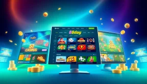 sảnh game 8day interface displaying diverse gaming options and user-friendly features