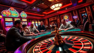 Engage in the excitement of C168 BET at a luxurious casino table with thrilling games.