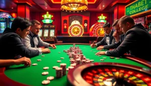 Experience thrilling poker action at THABET COLLEGE's elite casino.