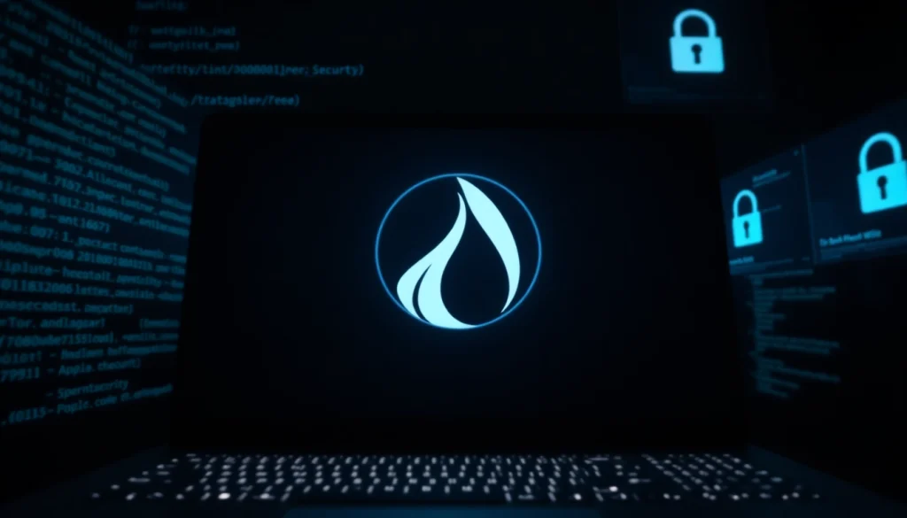 A visual representation of the hidden wiki tor environment, highlighting secure .onion links with a professional digital interface.