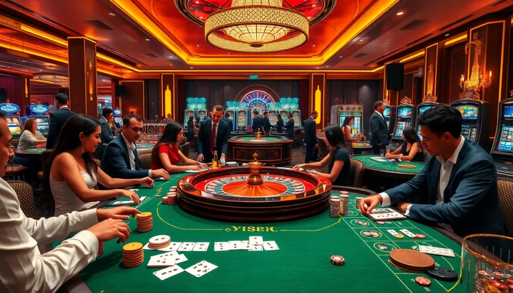 Découvrez l'excitation de gagner au meilleur casino en ligne avec des tables de jeu vibrantes et une atmosphère luxueuse.