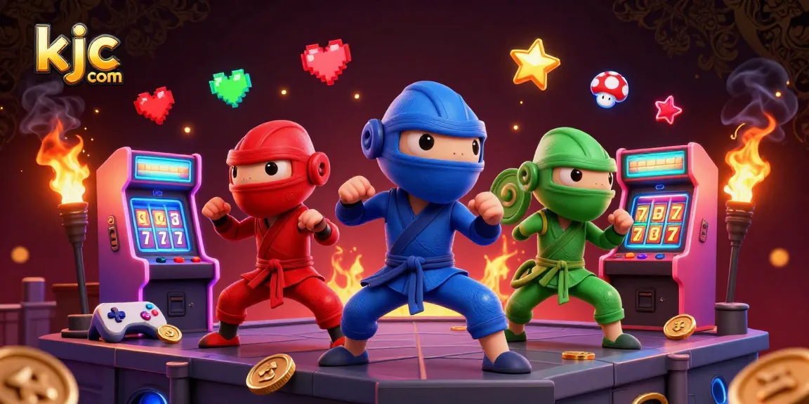 Experience thrilling gameplay at kjc com with colorful arcade elements and vibrant 3D characters.