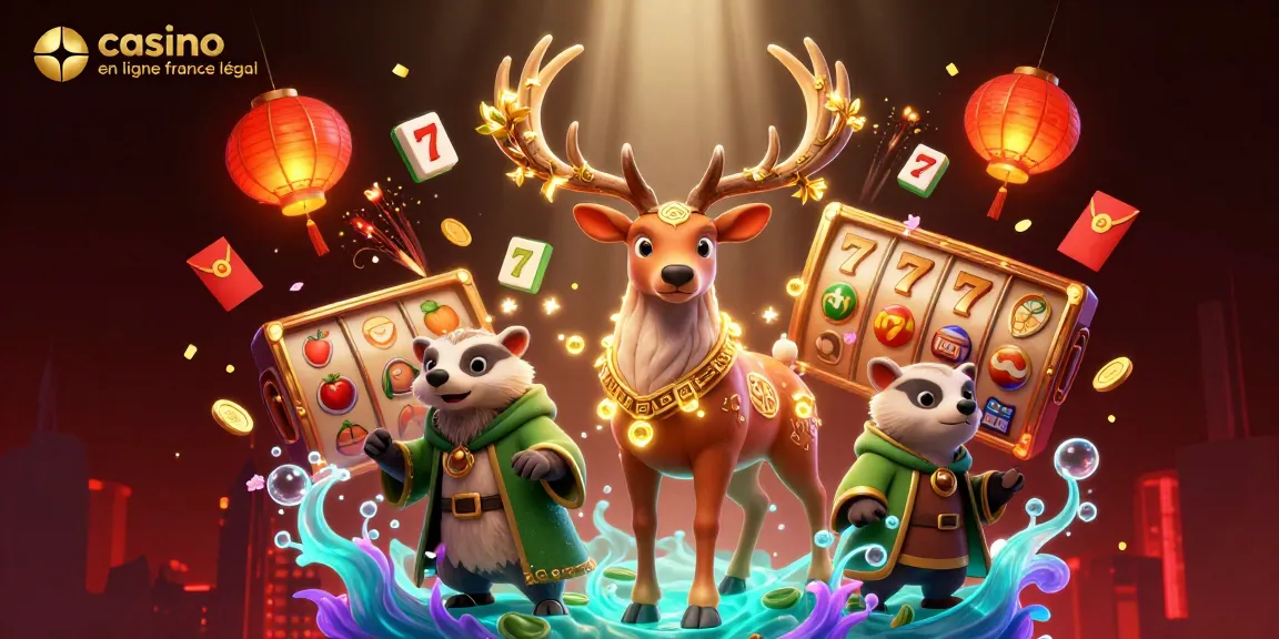 Jouer sur un casino en ligne France légal avec des personnages fantastiques et des éléments de jeu captivants.