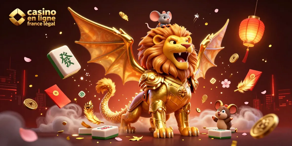 Jouez légalement à des jeux sur un casino en ligne France légal avec cette illustration dynamique et colorée.