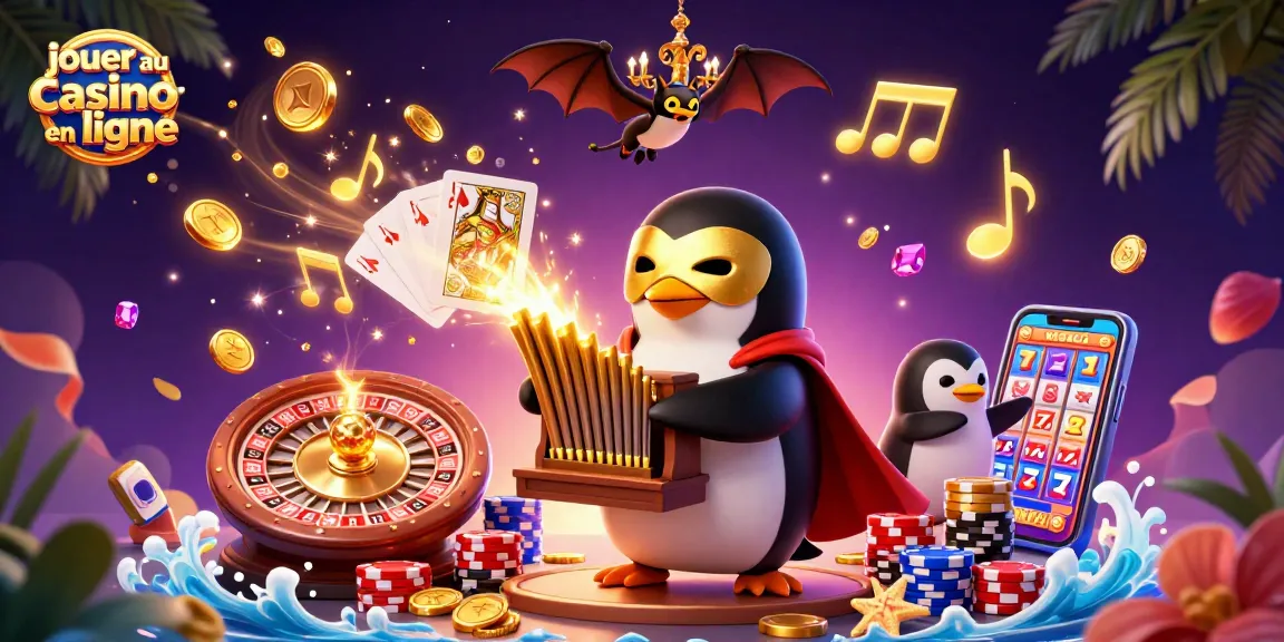 Jouer au casino en ligne avec des personnages 3D animés et des jeux de casino.