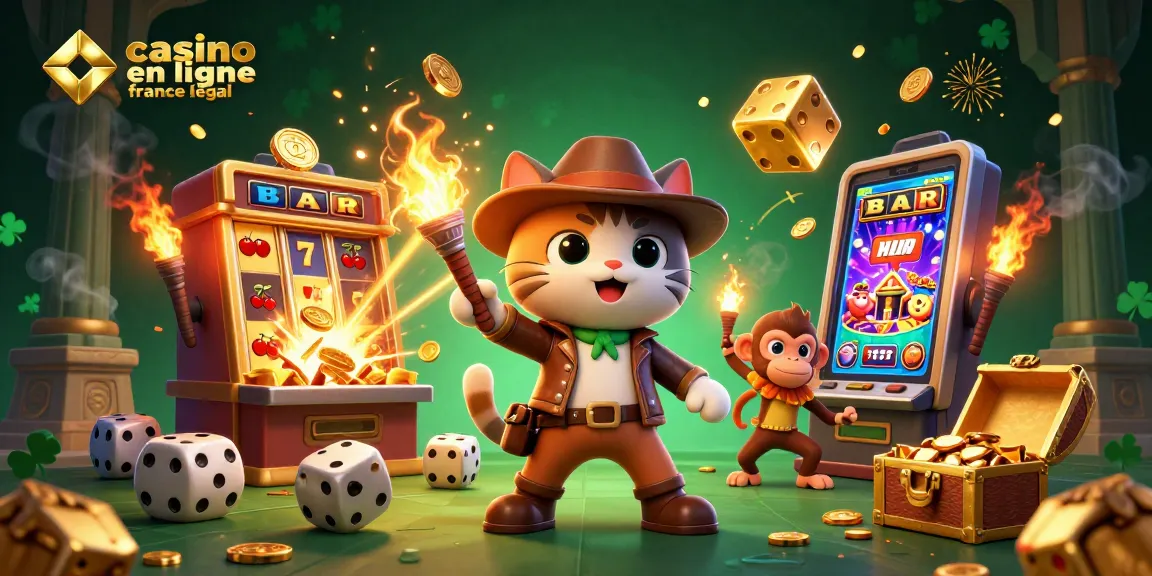 Découvrez le monde fascinant du casino en ligne légal en France avec un explorateur et des trésors brillants.