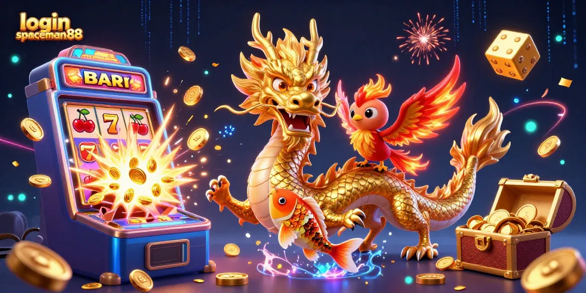 Engage with the thrilling action and wins at login spaceman88 in this vibrant 3D casino adventure.